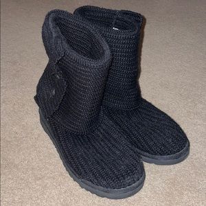 Black Ugg Sweater Boots